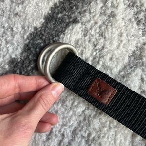 Black & Metalic American Eagle Belt